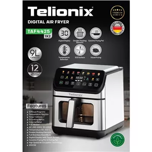 سرخ کن تلیونیکس Telionix مدل TAF4425دو المنت 9لیتر 12 برنامه دیجیتال