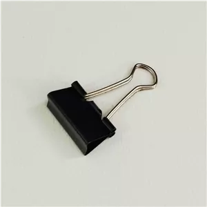 گیره دوبل فلزی 25 میلی متر رنگ مشکی
