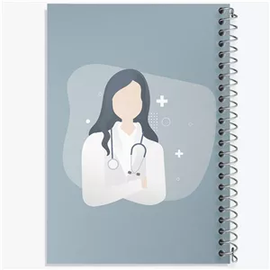 دفتر ژورنال نویسی 50 برگ خندالو مدل نقطه ای طرح دکتر کد F2790 - با بهترین کیفیت
