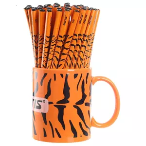 مداد مشکی فکتیس طرح cheetah بسته 72 عددی SCZ