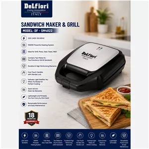 ساندویچ ساز،اسنک ساز دوکاره دلفیوری ایتالیا delfiori مدل DF-SM4022