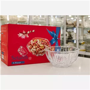 آجیل خوری 6عددی کریستال 