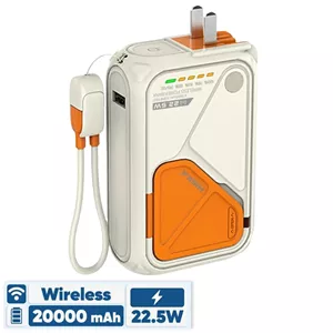 پاوربانک بی سیم 22.5 وات هیسکا مدل HP-223PD ظرفیت 20000 میلی آمپر