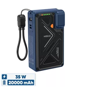 پاوربانک 35 وات هیسکا مدل HP-226PD ظرفیت 20000 میلی آمپر به همراه کابل متصل USB-C