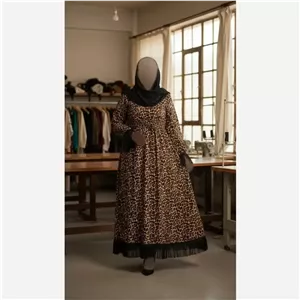ماکسی زنانه مدل ستاره جنس الیزه درجه یک سایز بزرگ