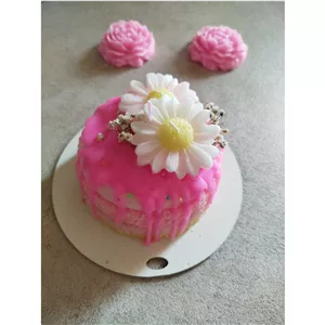 شمع طرح کیک تولد سایه