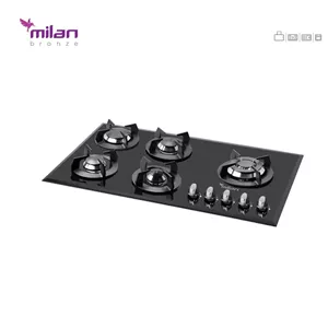 گاز پنج شعله شیشه ای G302 میلان برنز (پس کرایه)