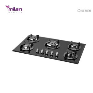 گاز پنج شعله شیشه ای G301 میلان برنز (پس کرایه)