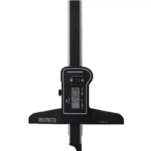 کولیس عمق سنج دیجیتال آسیمتو نوک دار 800 میلی متر آلمانی مدل 6-32-312