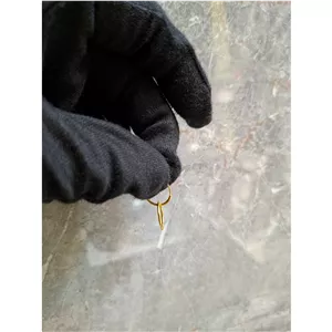 گوشواره طلا 18عیار حلقه بچه گانه سه 