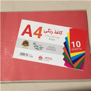 کاغذ رنگی نهال بسته 10تایی