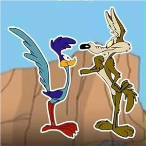 مجموعه انیمیشن و کارتون میگ میگ - کایوت و رودرانر در یک فلش 8 گیگ - Road Runner and Coyote