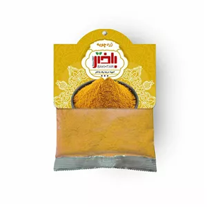 ادویه زردچوبه بسته بندی باختر 100 گرمی  