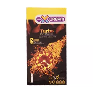 کاندوم ایکس دریم مدل Turbo بسته 12 عددی
