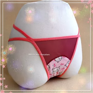 شورت زنانه زرشکی صورتی توری شیک