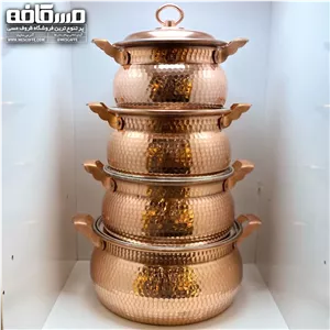 سرویس قابلمه مسی(4تیکه)
