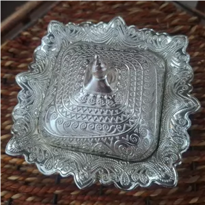 قنددان نقره ای استیل مارک زارا ترکیه
