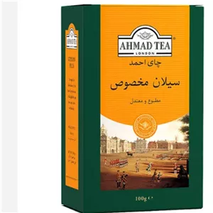 چای سیلان مخصوص احمد 100 گرمی