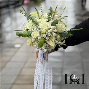 دسته گل عروس DL106