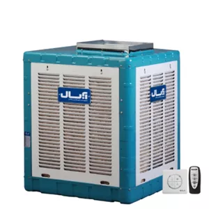 کولر آبی خروجی از بالا (مجهز به کلید الکترونیک و ریموت) مدل AC38R (به همراه پس کرایه)