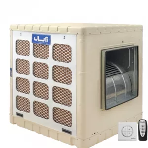 کولر آبی آبسال پشت بامی سلولزی با موتور IE4 مدل AC CP55SR بدون ریموت(به همرا پس کرایه)