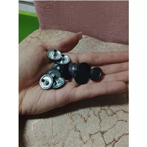 دکمه طرح زاماک آلفا فلز سایز17 بسته 720تایی