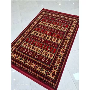 فرش گبه بلوچ کد 78121 رنگ لاکی