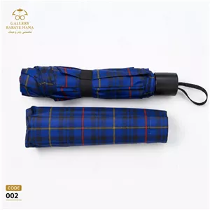 چتر تاشو چهارخانه 10 فنره دو نفره با قطر 105 سانتیمتر