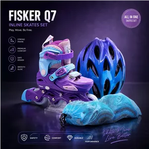 اسکیت بچگانه FISKER Q7 با چرخ های LED