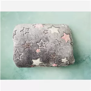 پتو شب نما یک نفره طرح دار 