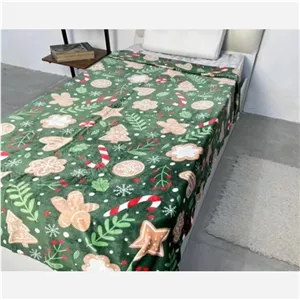 پتو مسافرتی یک نفر مخمل حوله ای 