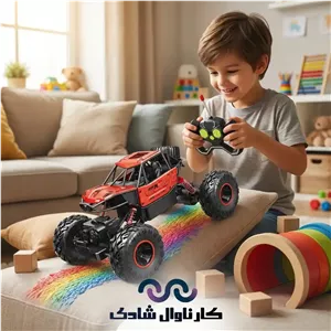 ماشین آفرود کنترلی Rock Climbing مدل 888-P27بدنه فلزی (Alloy)، چهارچرخ محرک، سیستم تعلیق فنری، شارژی