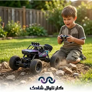 ماشین آفرود کنترلی Rock Explorer مدل 2120مقیاس 1:18، بدنه آلیاژی مستحکم، سیستم تعلیق پیشرفته، فرکانس 27MHz
