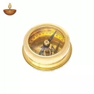 قطب نمای برنجی رومیزی کد 7329