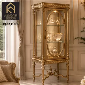 ویترین قجری(منبت کاری)