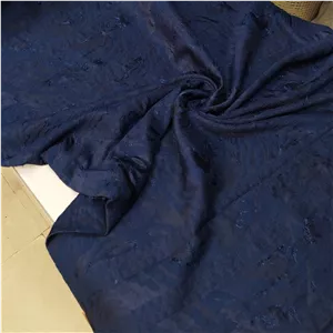 پارچه سوپر ژاکارد زاپ دار سورمه ای 