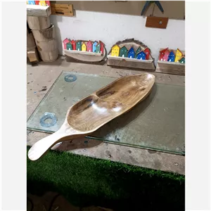 اردو خوری چوب گردو یک تیکه  