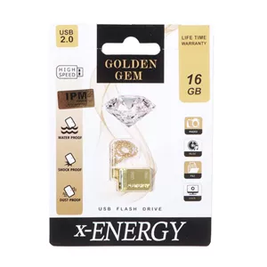 فلش X-ENERGY Golden Gem USB2.0 Flash Memory-16GB
