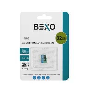 رم BEXO 433X microSDHC UHS-I U1 Class10-65MB s-32GB(گارانتی داده پردازی آواتک)