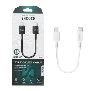 کابل شارژ فست پاوربانک Shoosh Type-C To Type-C مدل SH203C+ - سفید - SMO