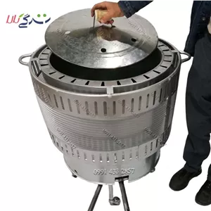 تنور گازی گرد پخت نان سایز 5 نانه