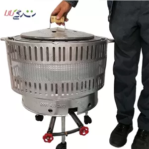 تنور گازی پخت نان خانگی سایز 3 نانه