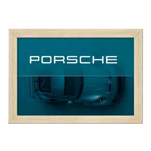 تابلو خندالو طرح ماشین اسپرت(Porsche) کد FH172 فریم چوب خودرنگ