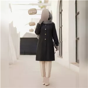 مانتو بلند شانتون دیپلمات مدل ماهور