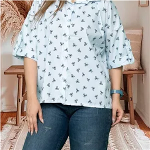 شومیز بوگاتی پاپیون 299 جنس بوگاتی اعلا درجه یک فری(38-48)