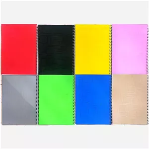 دفتر سیمی 70gsm با رنگهای شاد، 100 برگ