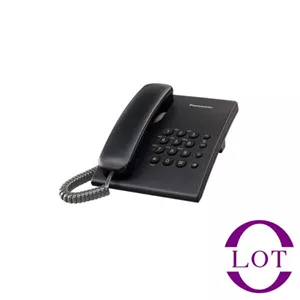 تلفن رومیزی پاناسونیک مشکی مدل KX-TS500MX