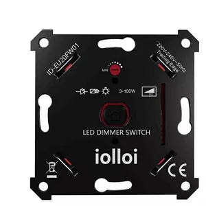 دیمر چرخشی توکار iolloi مدل EU20FW01
