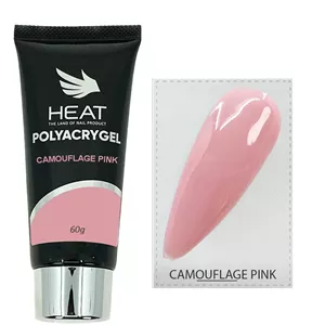 پلی ژل ناخن هیت HEAT CAMOUFLAGE PINK 60G