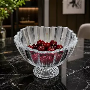 آجیلخوری شیشه و بلور اصفهان مدل برلین پایه دار 